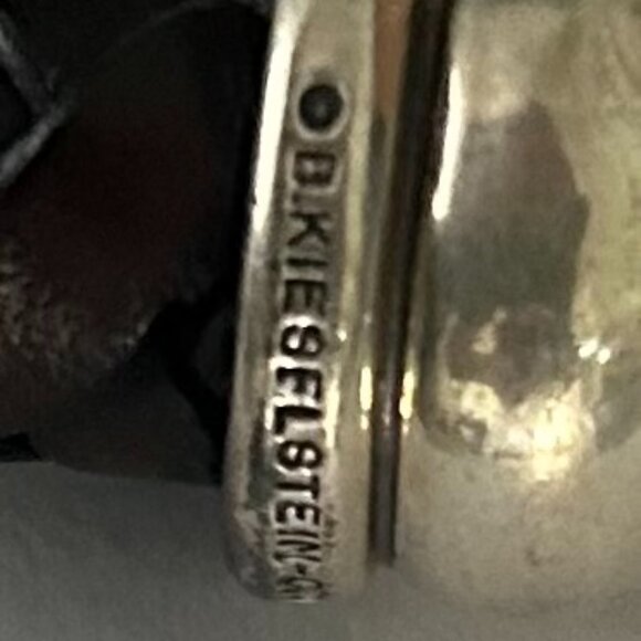 Vintage Barry Kieselstein Cord Leather Alligator Necklace with Sterling Silver - Picture 4 of 6